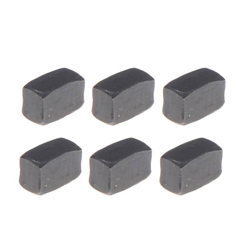 6Pcs Guitar Tremolo Bridge Saddle Clamp Pressure Lock String Insert Metal Block Tremolo Locking Parts For Electric Guitar