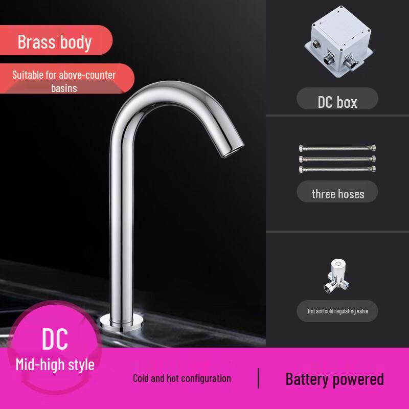 YidaShang Intelligenter Infrarotsensor Waschbeckenarmatur