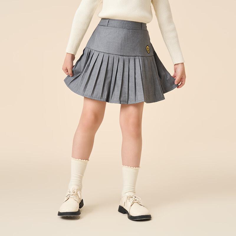 Montagut Girls' High-Waist Pleated Summer Skirt