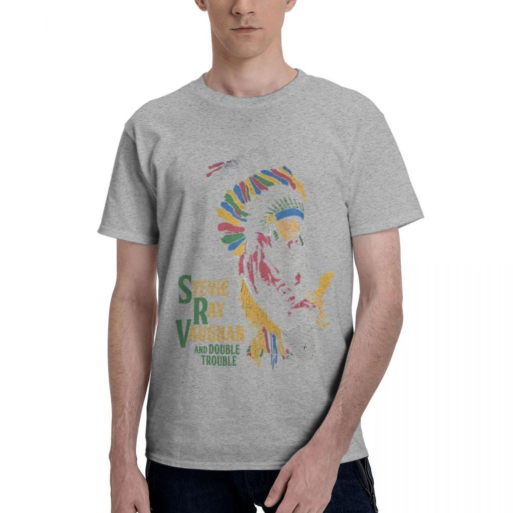 Stevie Ray Vaughan Unisex 100 Cotton Casual Breathable Confortable Tshirt Funny Mens TShirt Graphic Tee