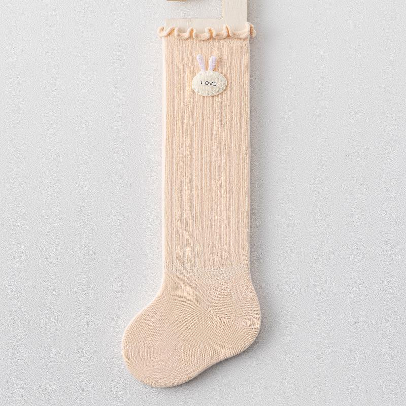 Infant & Toddler Cotton Leg Socks: Non-Binding, Long Tube, Unisex, 0-3 Years, All Seasons