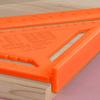 Carpenter Rafter Square Triangle Ruler Angle Drawing Tool for Exact Measurements in Furniture and Model Construction