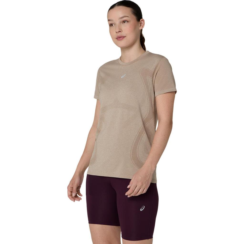Running Wear ROAD SEAMLESS SS TOP 2012D292 200 L [ASICS] Women's (GREIGE)