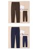 Women's Fleece-Lined Cotton Mom Pants: Warm, Loose Straight-Leg Sweatpants for Autumn & Winter 2025