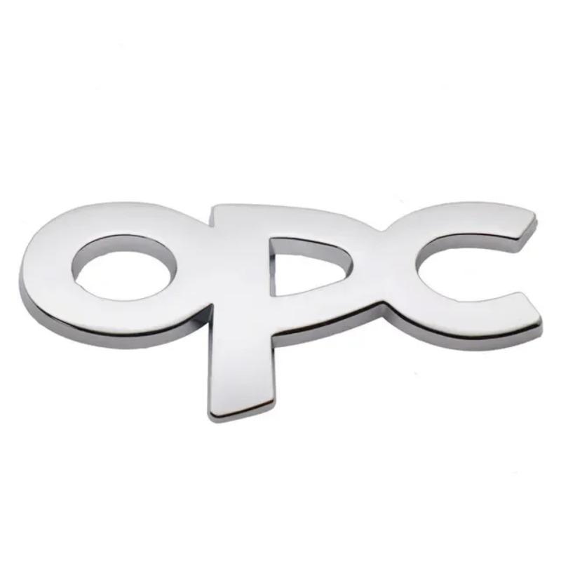 3D Metal OPC Line Car Rear Boot Trunk Emblem Badge Sticker Decal Accessories For I-nsignia C-orsa E A-stra H J D Z-afira V-ectra