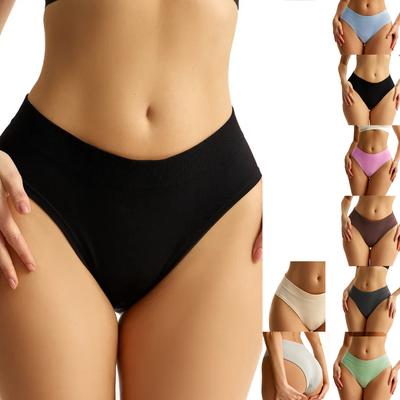 Roupa íntima feminina sem costura, Roupa íntima biquíni sexy plus size