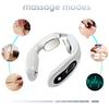 Intelligent Neck Massager Portable Gray Dry Battery Powered for Relaxation and Pain Relief