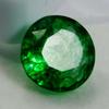 6.32 Ct Natural Colombian Emerald Round Cut Green Loose Gemstone