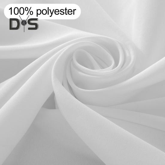 Spannbettlaken, Polyester, offene Rückseite, einfarbig, waschbar, Tischdecke für Meetings, Partys, Hochzeiten, Bankette, Geburtstagsdekoration