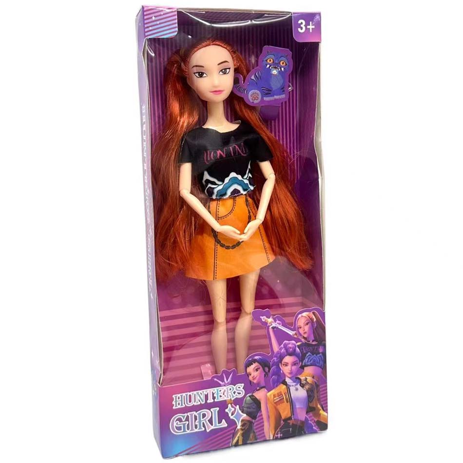 NEW Anime 30CM K-Pop Demon Hunters Doll Vinyl Toy Rumi Mira Zoi Character Vinyl Mask Figurine Birthday Gift Fan Club Gifts