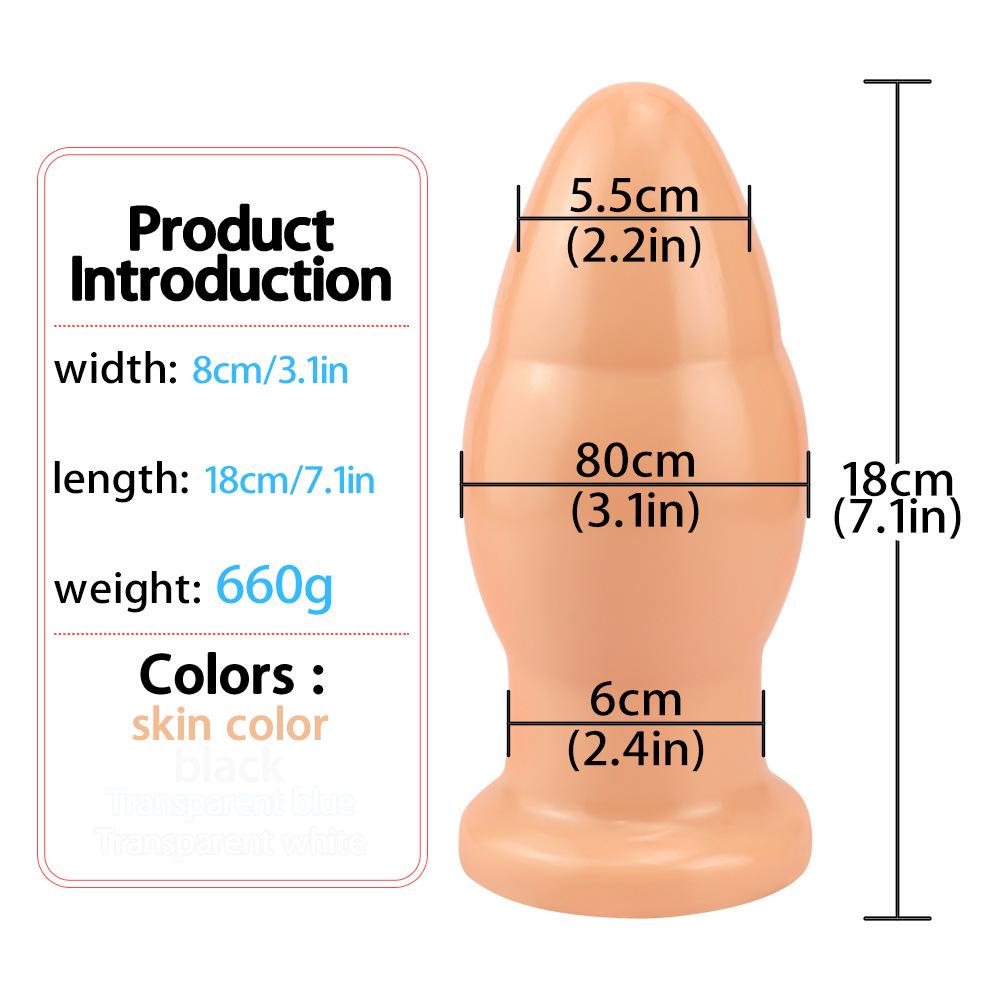 Extra-Large Anal Dilator: 9-Model Collection for Gay Fisting, Thickened PVC