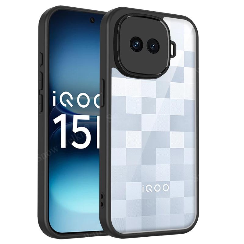 

EUCAGR Silicone Case For vivo iQOO Z11 Turbo iqooZ11 Turbo Z11Turbo PC Back TPU Bumper Shockproof Clear Phone Cases Cover iQOO Z11 Turbo