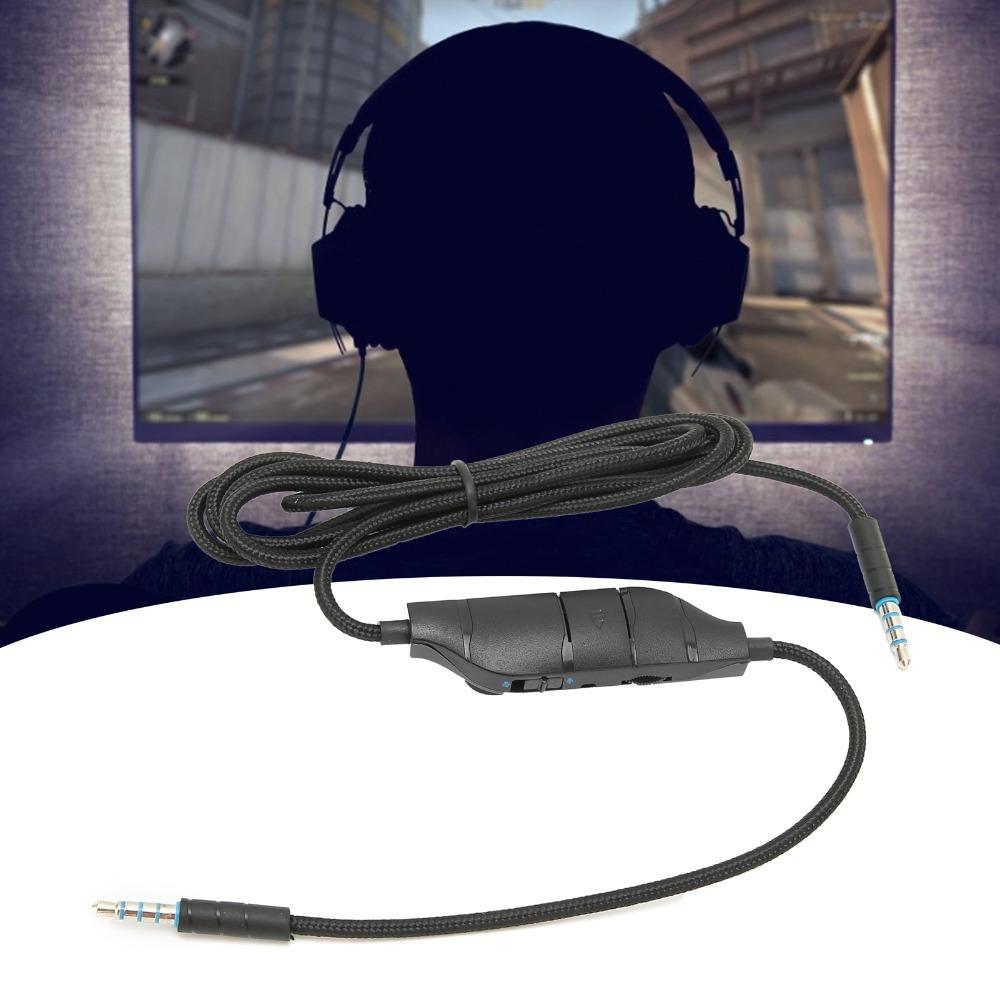 with Volume and Microphone Control Gaming Headset Cable for Logitech G633/G635/G933/G935 Daily Use