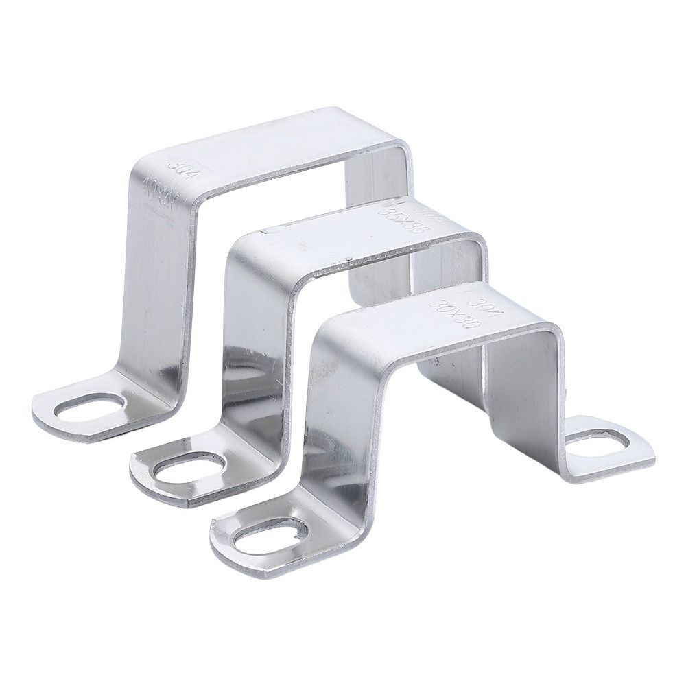 M-shaped U-shaped Square Rectangle Ohm Tube Card Saddle Clip Throat Hoop Horseback Hose Clamp  Tube