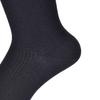 Fukusuke School Socks Size 22 (Crew Length), Antibacterial, Odor-Resistant, Moisture-Wicking, Quick-Drying, 5-Pair Set, Girls, Black, (22-24cm)