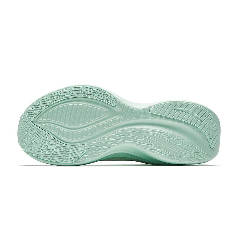 Anta Leaves Running Shoes Women's Low Top Papyrus White/Xichen Green 122625536-6