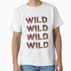Wild In Colorful Animal Print Classic Tshi Tshirt Made In Usaus Size S2xl