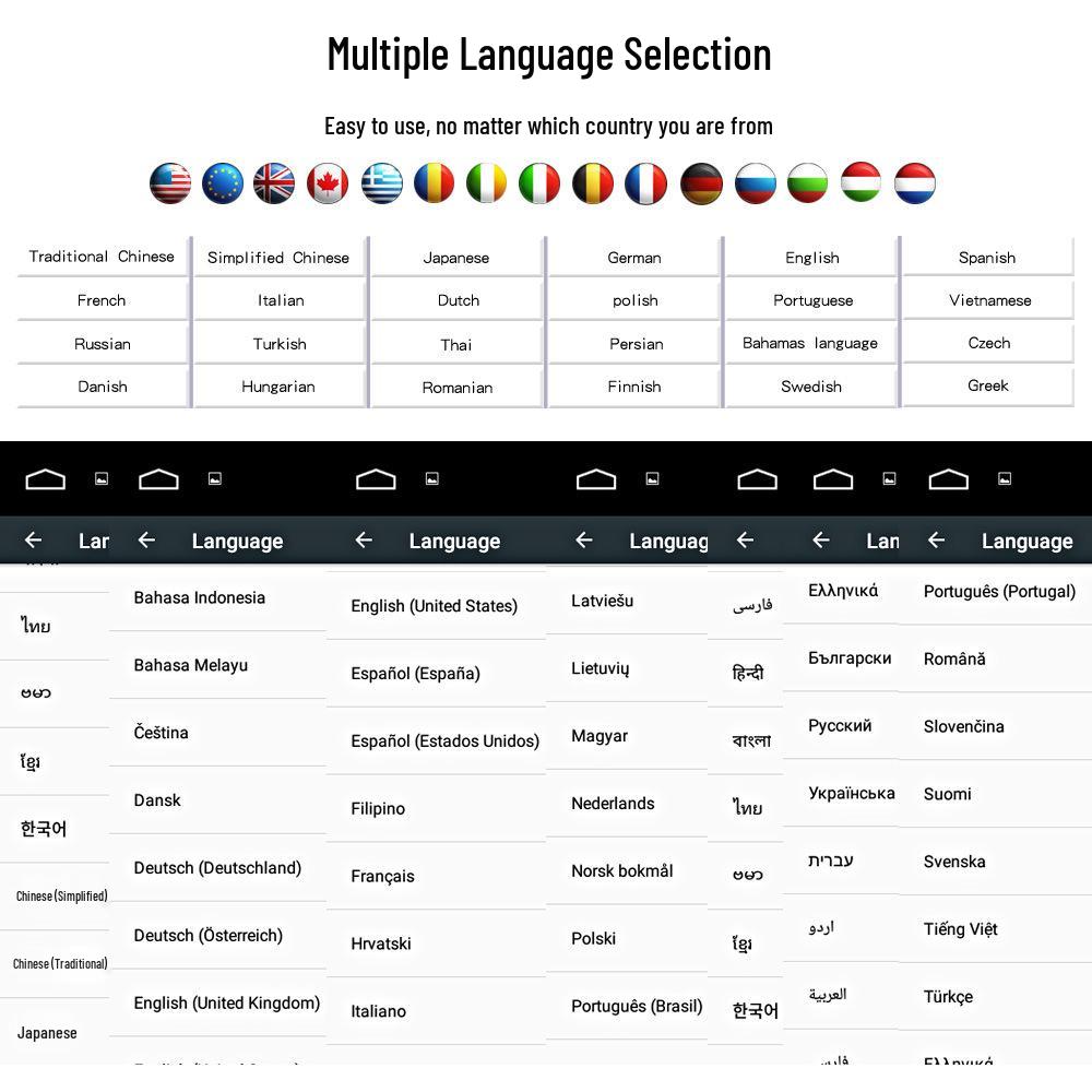 7-inch MP5 Player for Fiat 500 with 1+32G Storage, Built-in CarPlay, and Mobile Phone Interconnection 12V