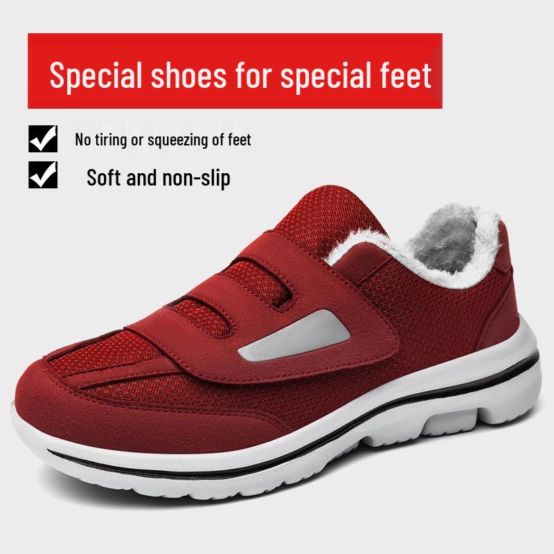 Winter Warm Bunion & Diabetic Shoes for Swollen Feet – Unisex, Extra Wide, Plus Size, Post-Op & Elderly Friendly