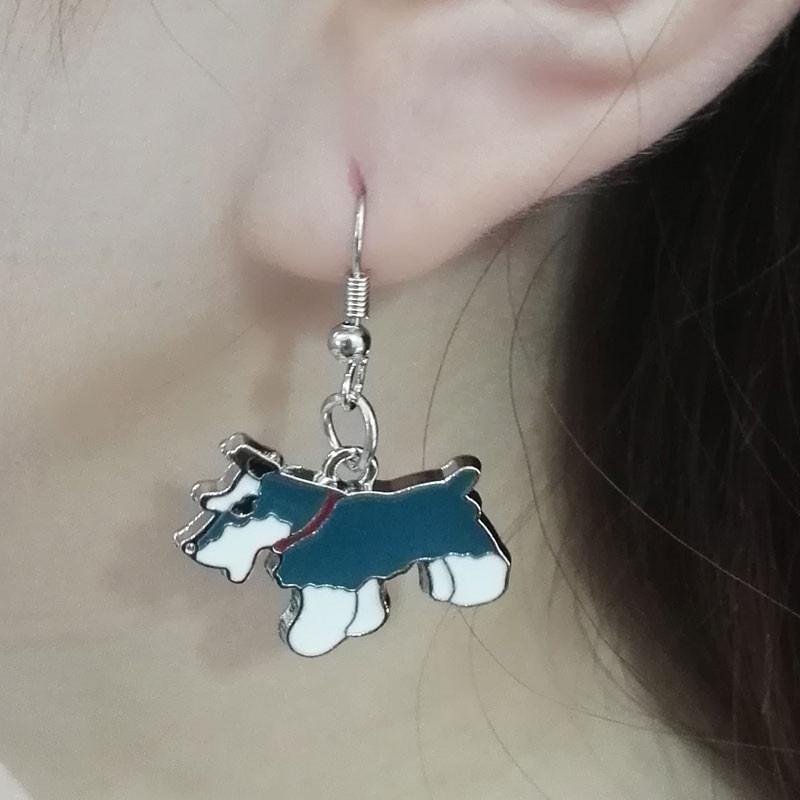 schnauzer earrings