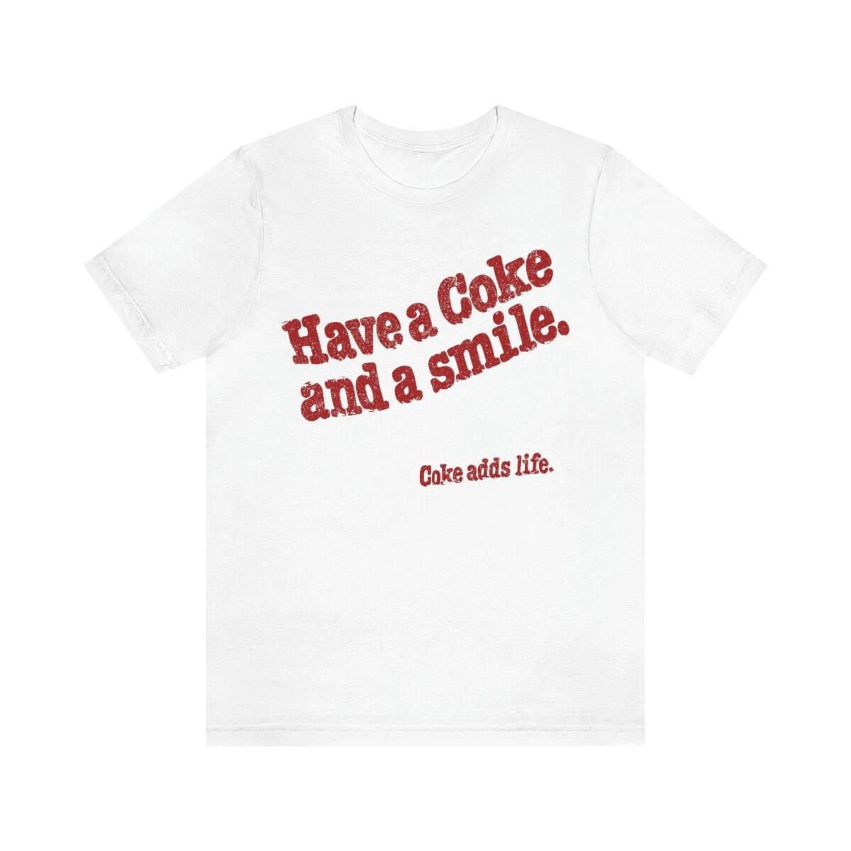 Coca-Cola T shirt Vintage Cola Style Unisex Retro Men s Gift Tee Shirt 4XL