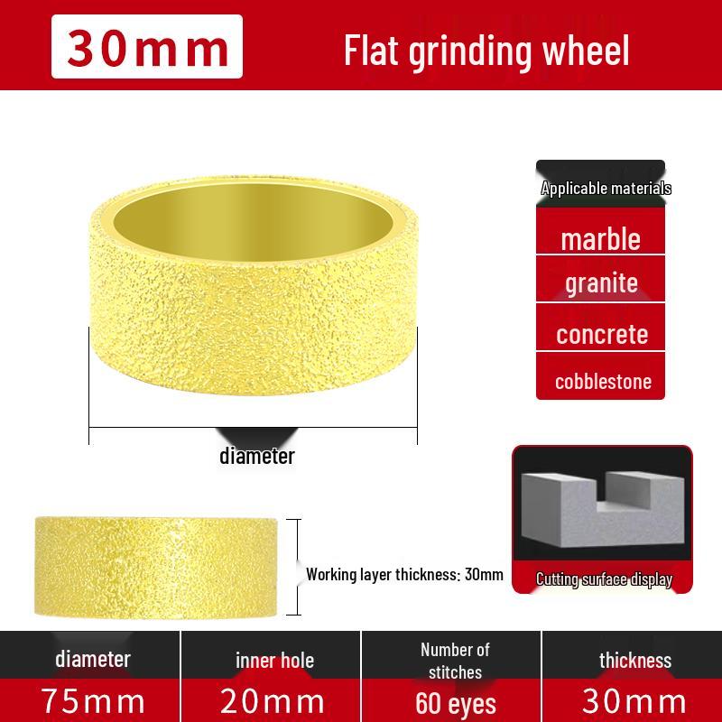 Bordureuse pour Carrelage en Marbre et Meuleuse à Pierre pour Meuleuses d'Angle - Outil de Découpe, Chanfreinage et Polissage de Carrelage