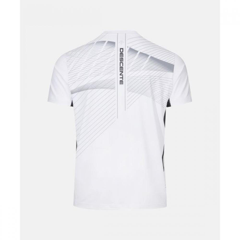 

Футболка с коротким рукавом и принтом DescenTe Back, белая WHT0WHITE/100