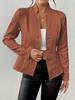 Long Sleeve Plus Size Woman Causal Loose Autumn Spring Vintage Blazer Jackets for Women Coat