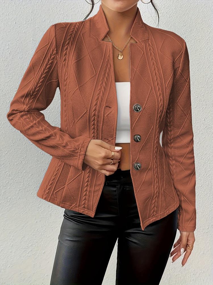Long Sleeve Plus Size Woman Causal Loose Autumn Spring Vintage Blazer Jackets for Women Coat