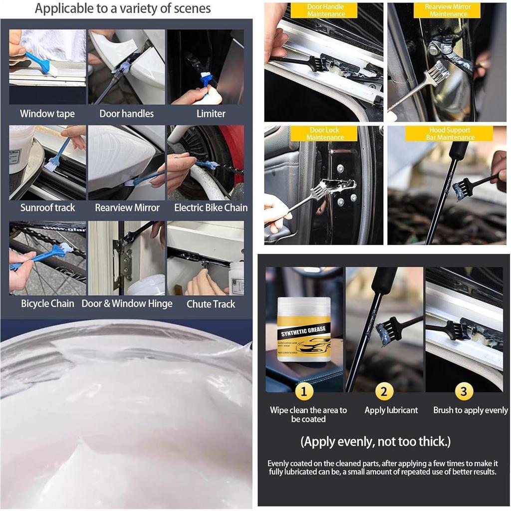 Automatisches Fett Mehrzweck Auto Schmierstoff Mehrzweck Schwerlast Auto Schmiermittel 100g Für Garage Anhänger Bremse Und Tür