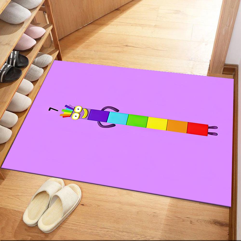 Numberblocks Floor Mat Design for Kitchen Dining Room Entryway Decorate room Antislip Carpet Decorate Offices Gift for Festivals