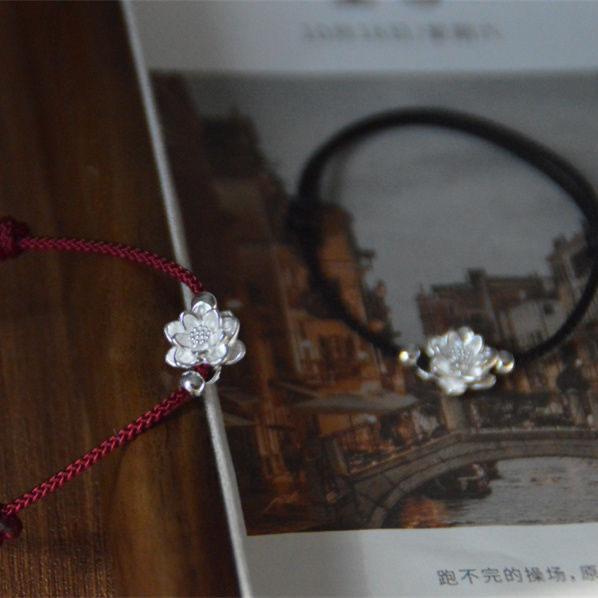 Shore Lotus Hand Rope New Woven Bracelet Girlfriend Jewelry