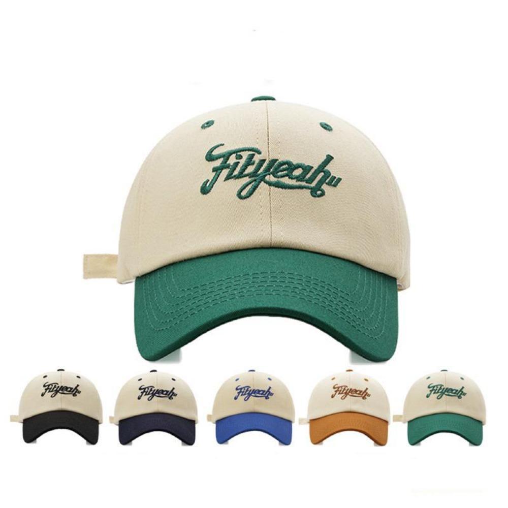 Adjustable Sunscreen Hats Letter Embroidery Snapback Caps Summer Baseball Caps  for Men Women