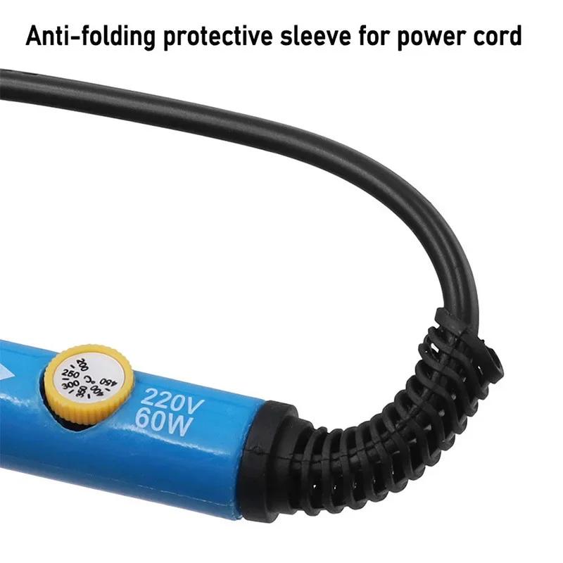 Soldering Iron 60W Adjustable Temperature Electric Solder Iron Rework Station Mini Handle Heat Pencil Welding Repair Tools