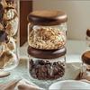 900ml Transparent Glass Storage Jar Multi-functional Home Use Candy Coffee Bean Medicinal Herb Storage Bottle Kitchen Glass Jar