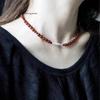 Red Agate & Baroque Pearl High-End Wealth Necklace