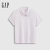 Gap Women's Short Sleeve Embroidered Logo Polo Shirt