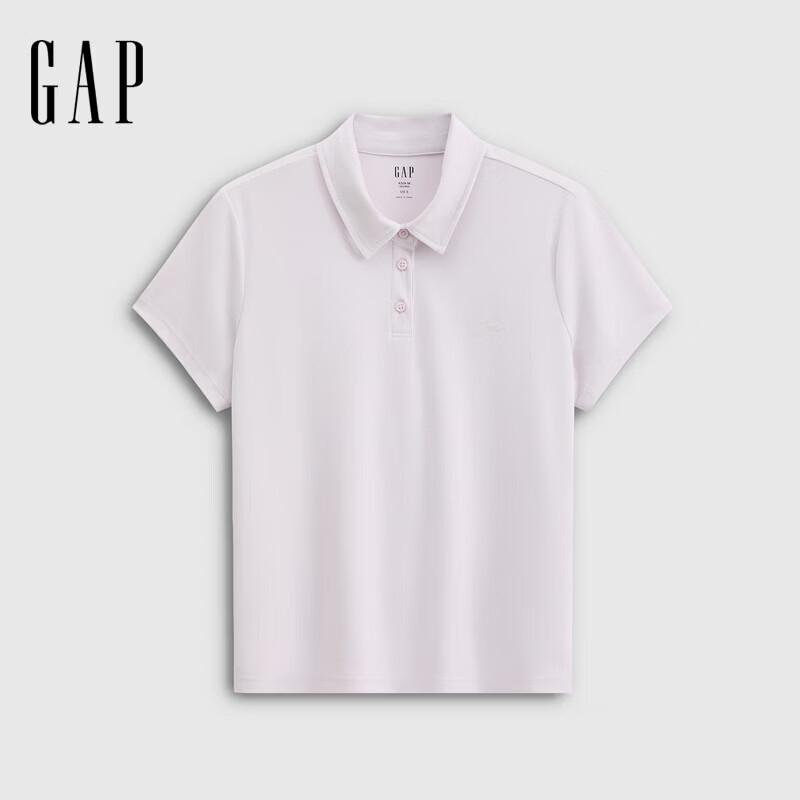 Gap Women's Short Sleeve Embroidered Logo Polo Shirt