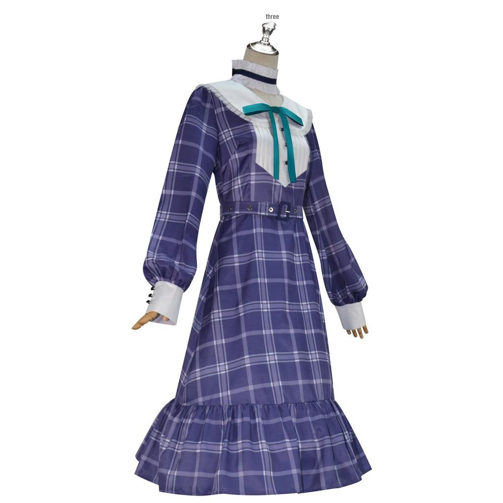 Wakaba Mutsumi Ave Mujica Stage Cosplay Costume - Women’s Plaid JK Skirt