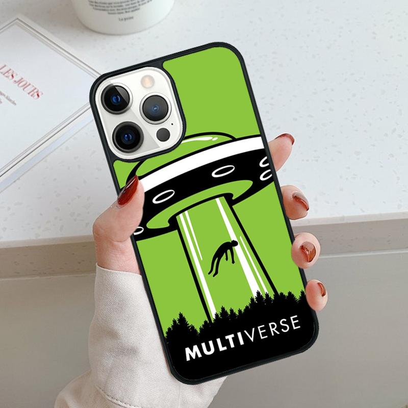 Alien Martian UFO Phone Case For iPhone 11 12 13 14 15 16 Pro Max Mini Cover For iPhone Max 5 6 7 8 Plus Coque Shell