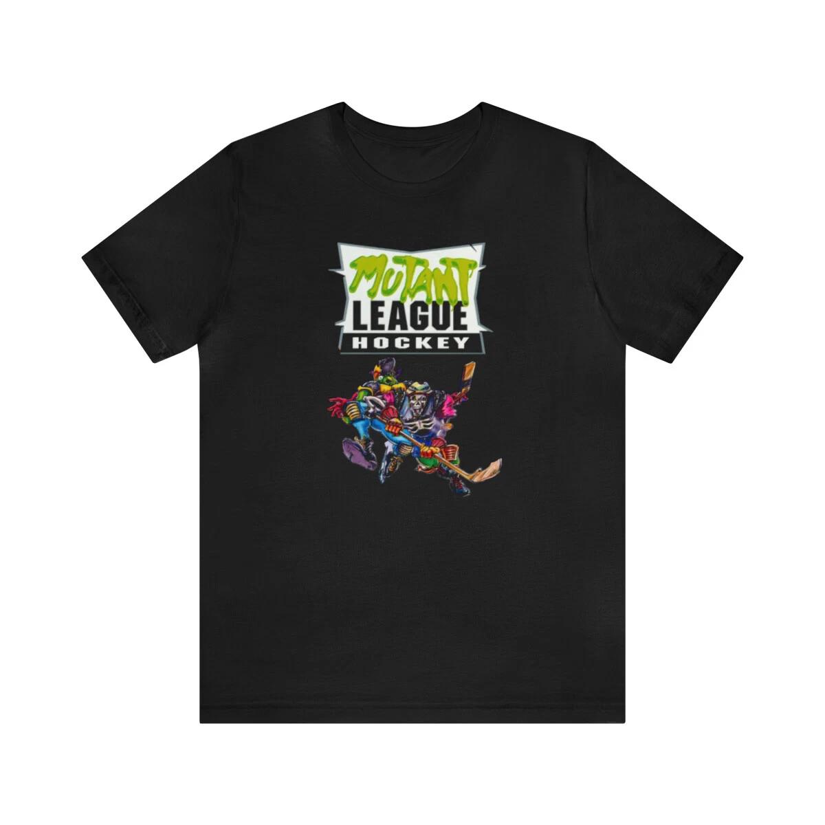 Mutant League Hockey Sega Genesis Pixel Art Unisex Short Sleeve Tee 100% Cotton T-shirt Mens Tees Top 2XL