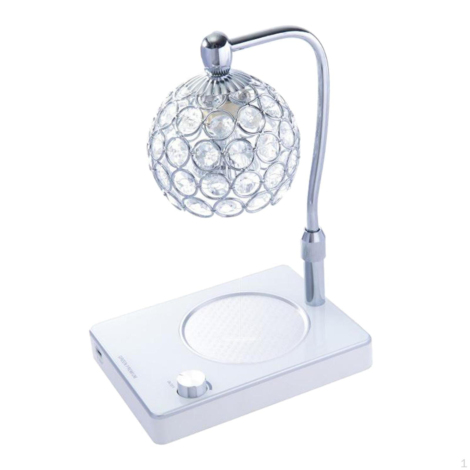 

Lamp Melting Candle Warmer Dimming Bedside Table Decoration Night Lights Lampshade Home Bedroom срібний