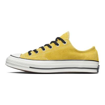 Chuck Taylor All Star Round-toe Lace-up Abrasion Resistant Low-Top Espadrilles Unisex Yellow