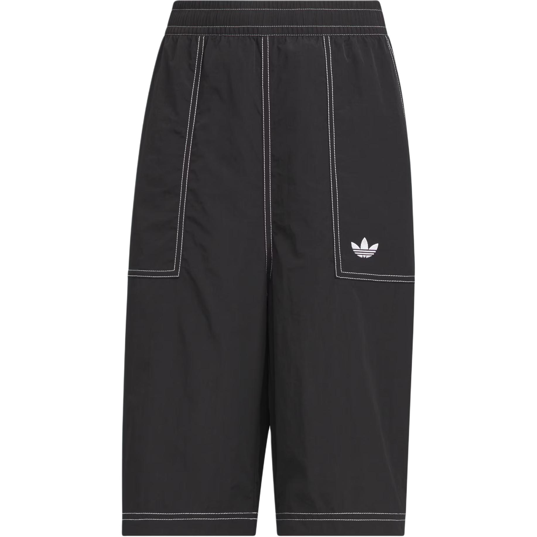 Adidas Оригинальные SS25 Укороченные Тканые Удобные Простые Свободные Модные Универсальные Шорты Детские шорты KG6629 146