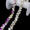 10Yards Rhinestone Chain Trim Crystal Diamond Clothing Bag Hat Accessories DIY Craft Wedding Gift Decoration Rhinestone Ribbon