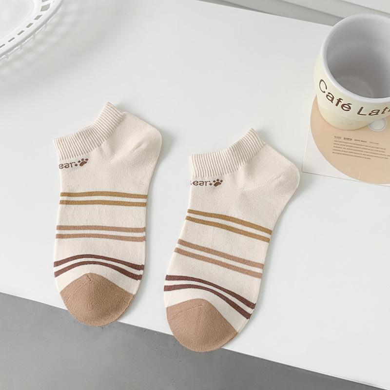 Female Spring and Summer All Fashion Sweet Lovely Cartoon Shallow Mouth Cotton Leisure Socks