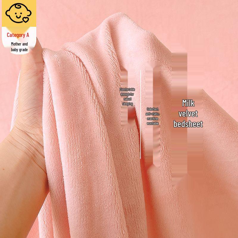 Cozy Fleece Duvet Cover for Autumn/Winter - Warm, Velvet, Thickened, Solid Color (200x230x250cm)