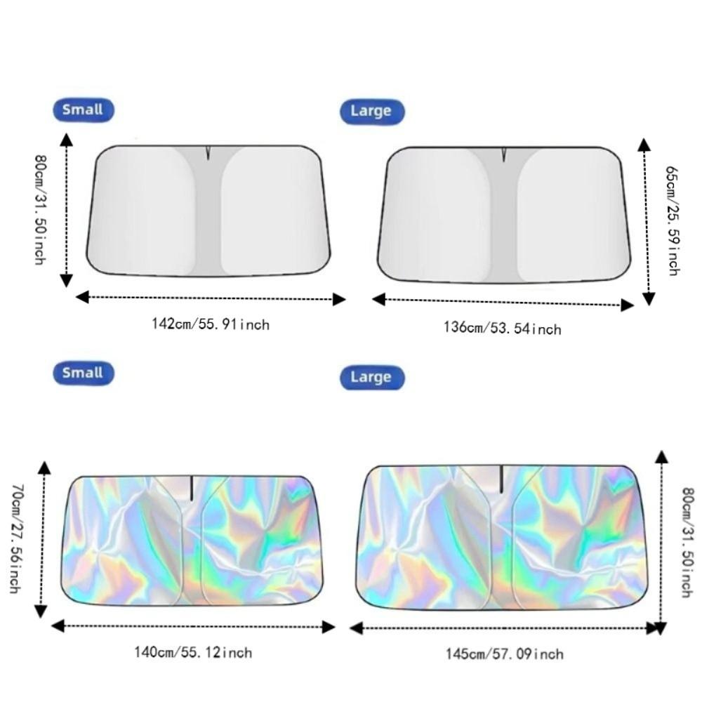 Foldable Car Windshield Sunshade Reflective Car Sun Visor Cover  Auto Accessories