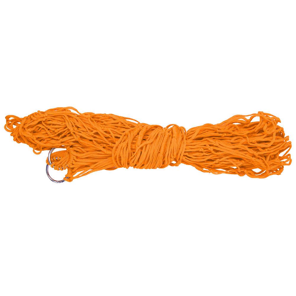 Comfortable Double Swing Hanging Bed Nylon Mesh Hammock for Outdoor Camping(orange)