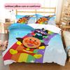 Anpanman Cute Style Bedding Set Duvet Cover Pillowcase No Filler, Soft Home Bedroom Decor, Perfect Gift for Fans.chl